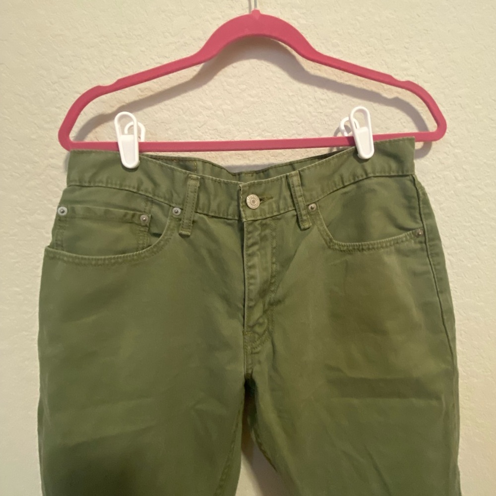 Vintage low rise Levi jeans.